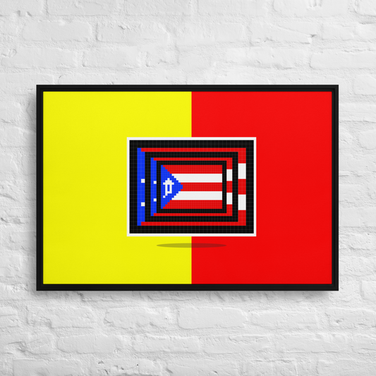 El Sello - Framed Canvas 36" x 24"