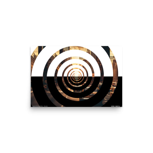 Spirals-002 Print 18" x 12"