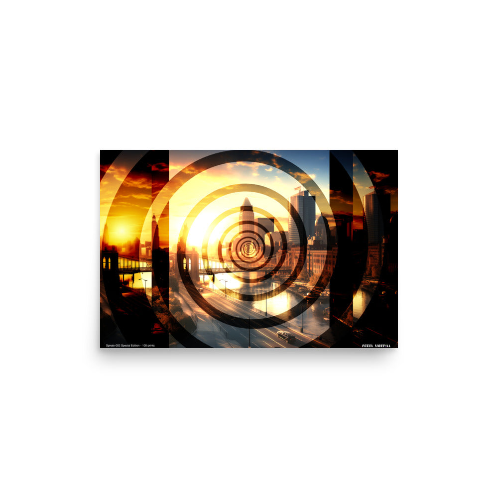 Spirals-003 Print 18" x 12"