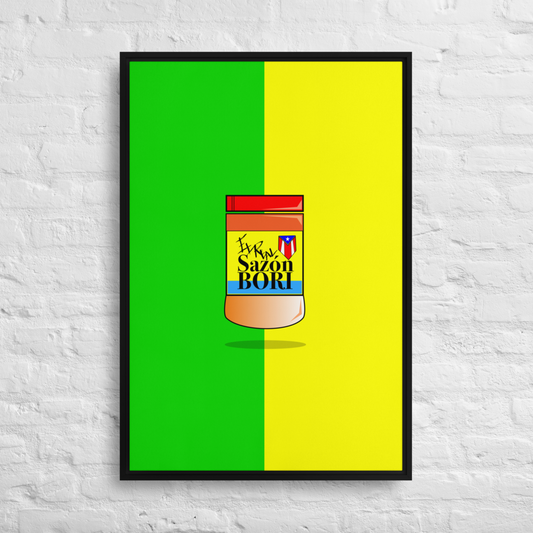 El Sazón - Framed Canvas 24" x 36"