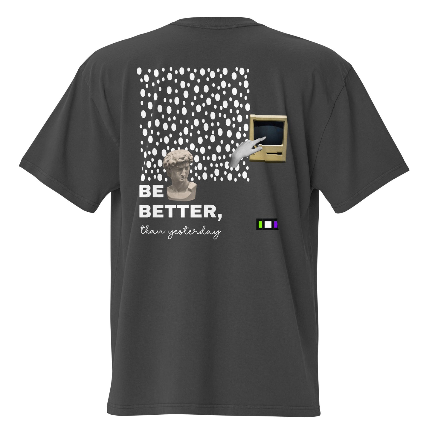 Chess Print - Oversized Faded Tee