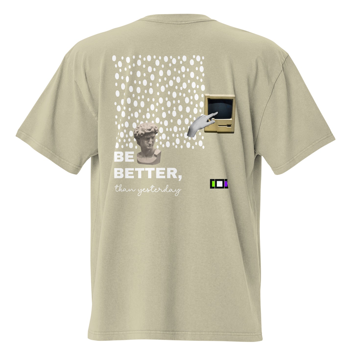 Chess Print - Oversized Faded Tee