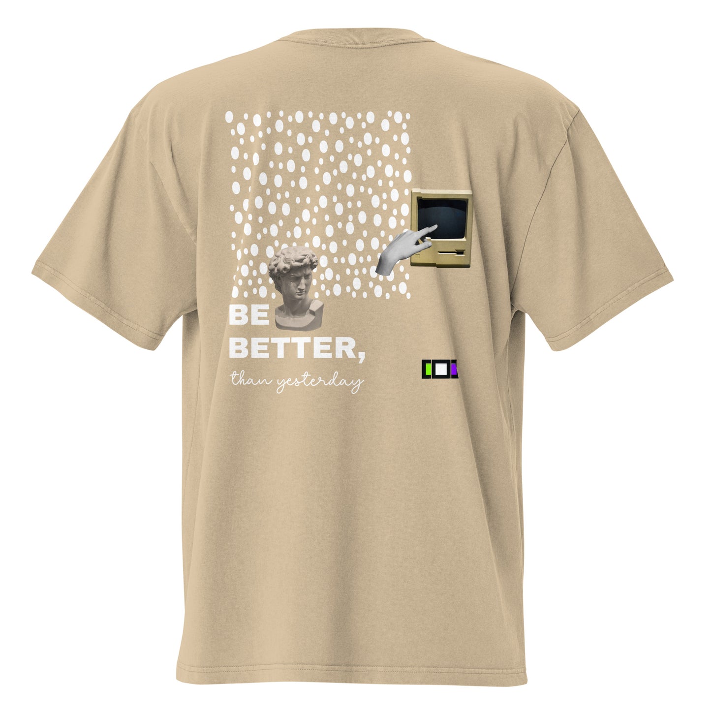 Chess Print - Oversized Faded Tee